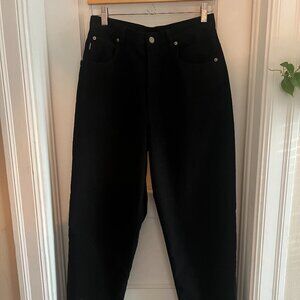 Lauren Ralph Lauren | Women's Blk Velvet 90s Style Pants | High Rise | Sz 8